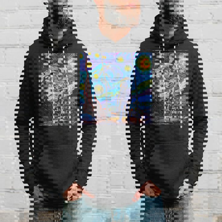 Starry Night Renditionincentan Gogh Astronaut パーカー 彼への贈り物