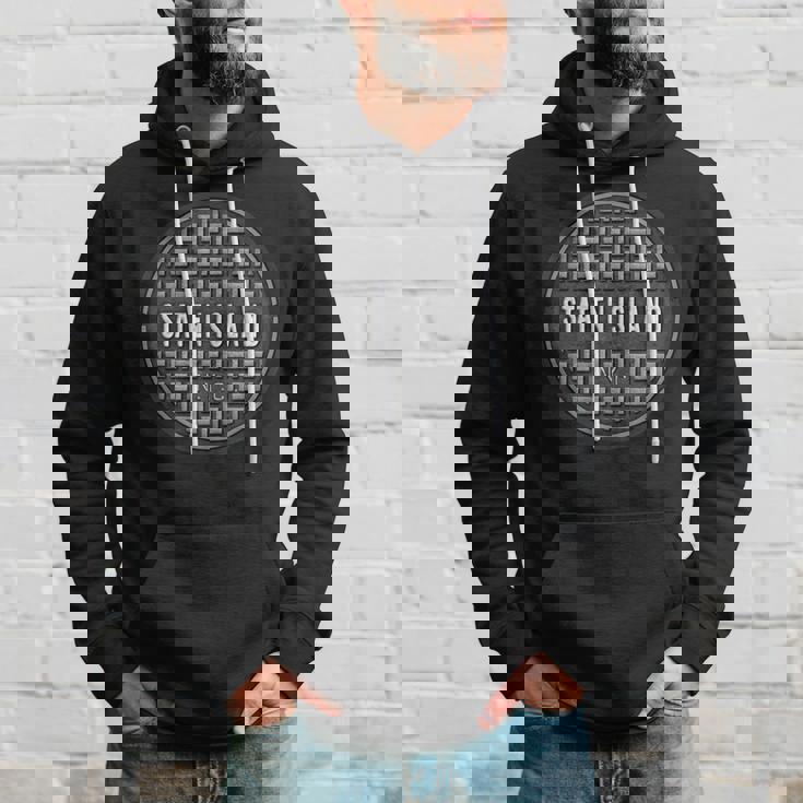 Staten Island Nyc Ny アーバンシティ グランジマンホール下水道カバー パーカー 彼への贈り物