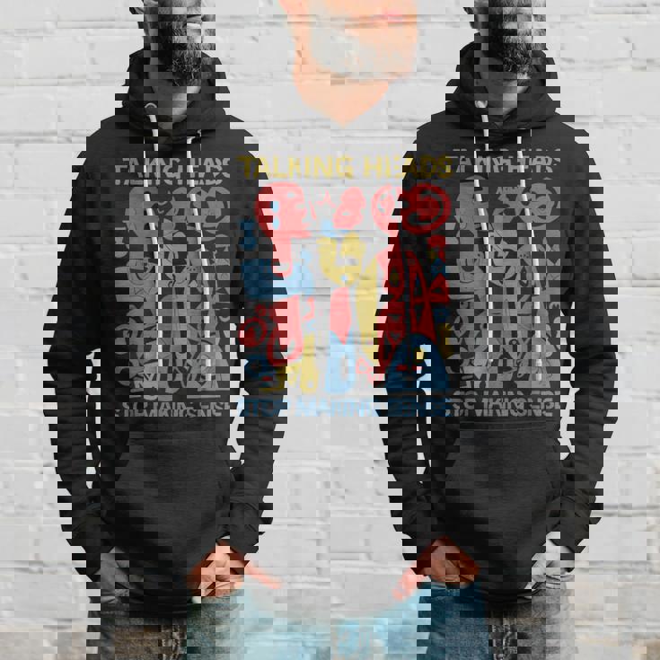 Stop Makingensee おしゃべりヘッド レトロ 面白いデザイン パーカー 彼への贈り物