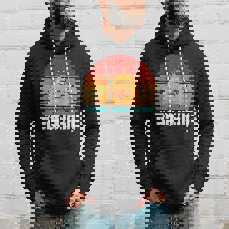 Taco King For Tacos Lover メキシカンタコス ファニー タコス サンセット パーカー 彼への贈り物