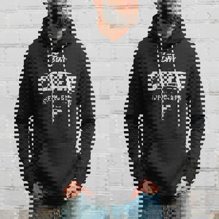 Team Coen ライフタイムメンバー 面白い名前 Coen パーカー 彼への贈り物