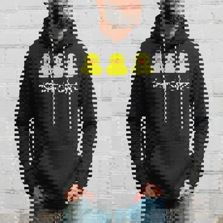 Teampirit Three イエローラバーダックグラフィックプリント パーカー 彼への贈り物