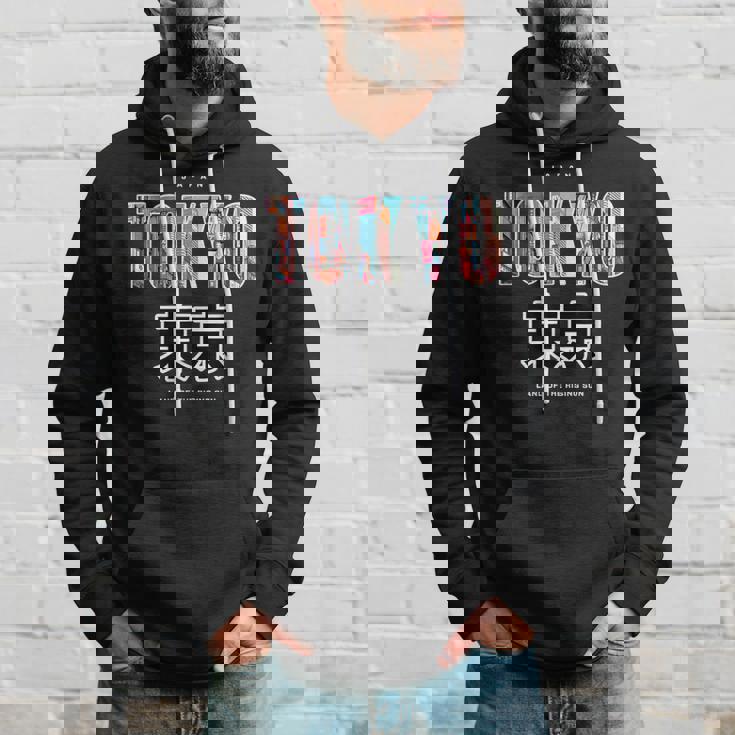 Tokyo 朝日の国日本スタイルグラヒック パーカー 彼への贈り物