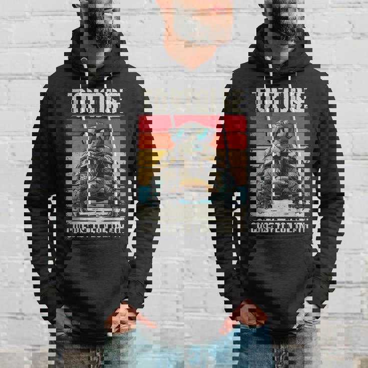 Tortoise 地球上で最もクールなペット、面白いカメ パーカー 彼への贈り物