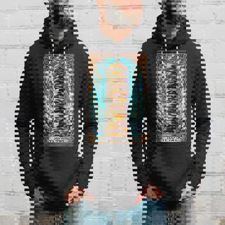 The Tower タロットカード バーガータワー ハンバーガー チーズバーガー パーカー 彼への贈り物