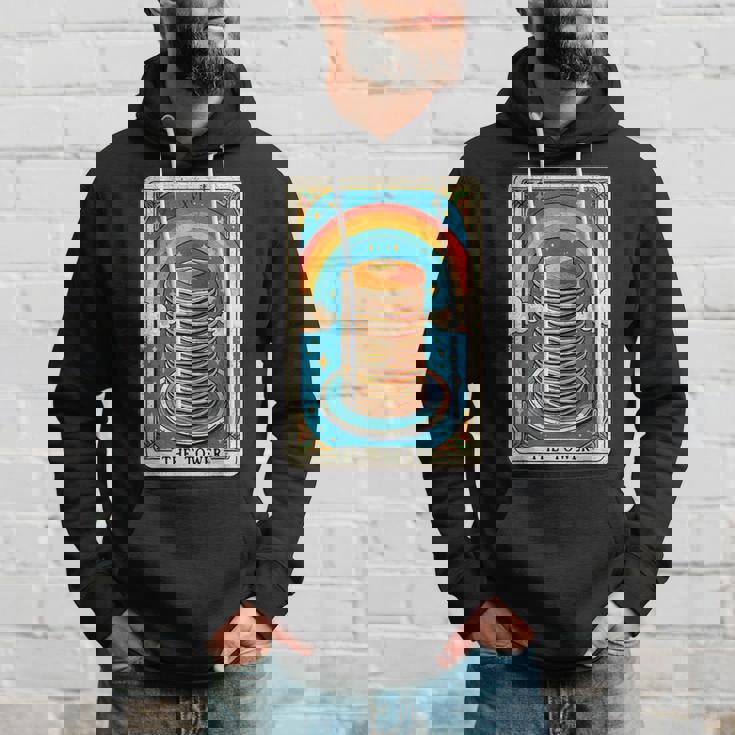 The Tower タロットカード パンケーキタワー 朝食愛好家 パーカー 彼への贈り物