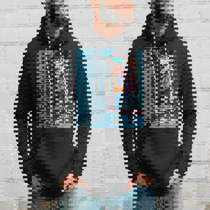 Trakonato Mozzarellone ブレインレッドトララサメ 面白い パーカー 彼への贈り物