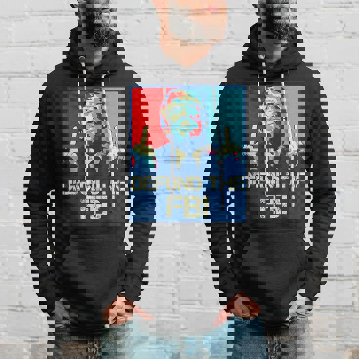 Trump Defund The Fbi ビンテージ プロトランプ 2024 愛国的 パーカー 彼への贈り物