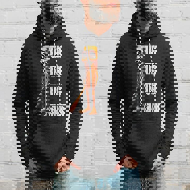 Tung Tung Tungahur イタリアンブレインレッドミーム パーカー 彼への贈り物