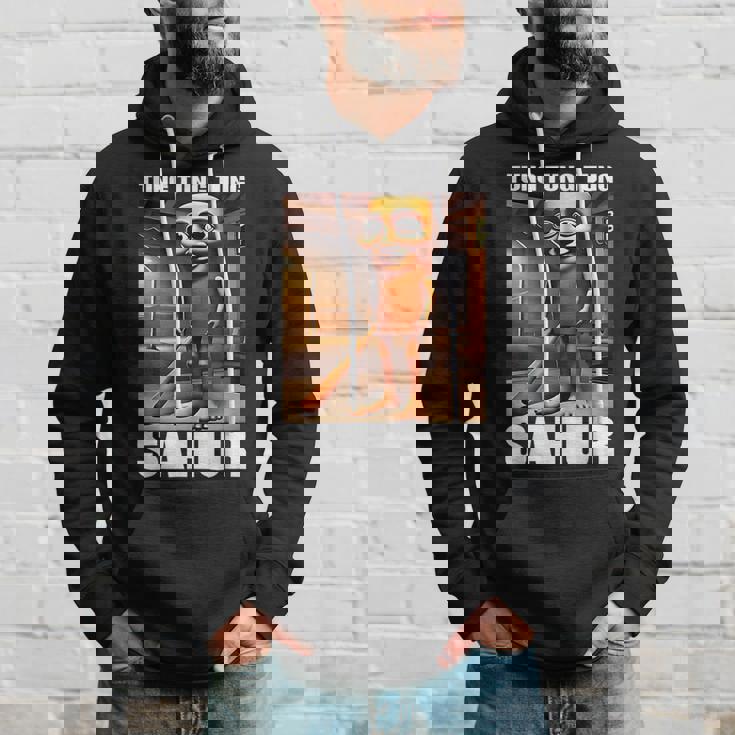 Tungahur イタリアンブレイン レッド ミーム パーカー 彼への贈り物