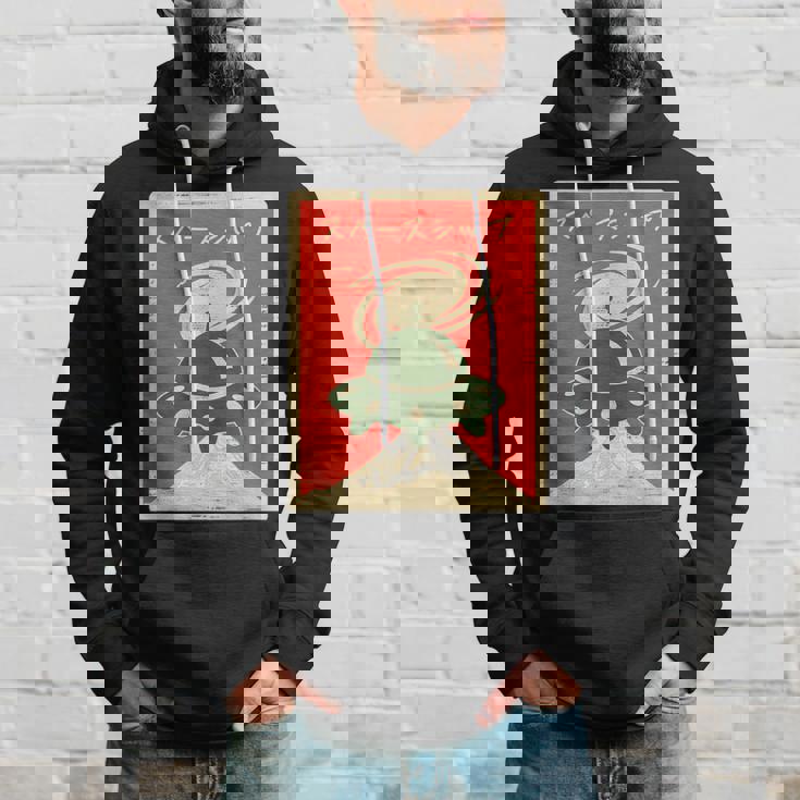 Ufo宇宙船レトロ日本語ライティングカタカナ山富士 パーカー 彼への贈り物