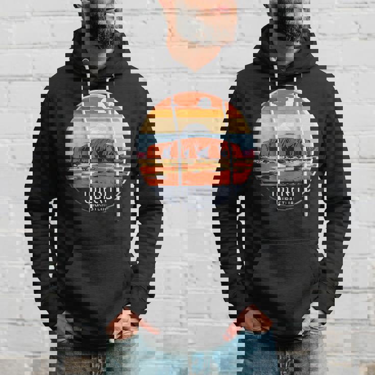 Uluru オーストラリア お土産 エアーズ ロック 記念品 ヴィンテージ 太陽 パーカー 彼への贈り物