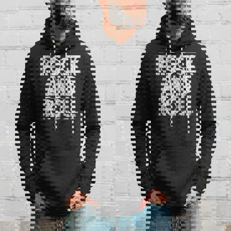 Vintage Grunge Old Rock & Roll Music Rock And Roll パーカー 彼への贈り物