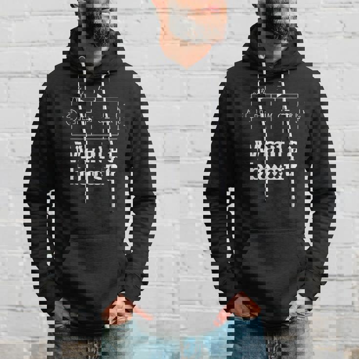 Want A Boost おもしろ電気エンジニア 電気技師 サーキット パーカー 彼への贈り物