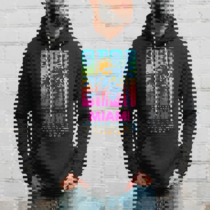 Wear Miami Florida Miami Colorfulunrise Graphic パーカー 彼への贈り物