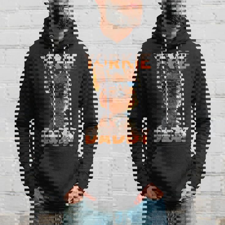 Yorkie Daddyヨーキー パパ 父の日 お父さん スウィート・ヨークシャー・テリア パーカー 彼への贈り物