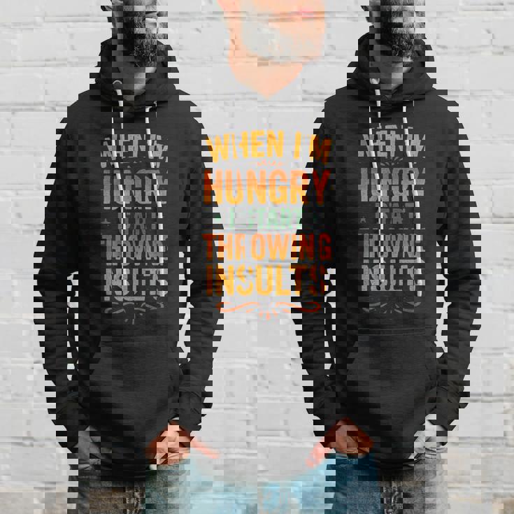 おかしな食べ物好きの言葉、私が空腹になるとき パーカー 彼への贈り物