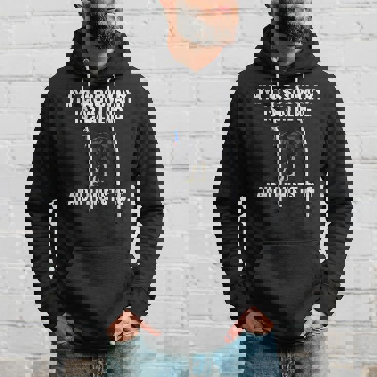 おもしろい俺のヒクイドリが呼んでるし、私は鳥に行かな パーカー 彼への贈り物