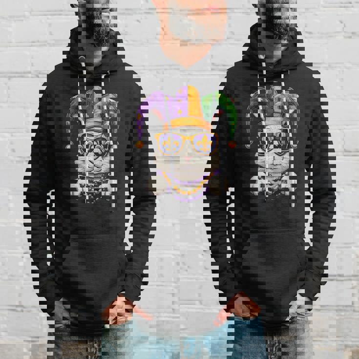 おもしろうさぎ マルディグラ フェスティバル カーニバル レディース メンズ キッズ パーカー 彼への贈り物