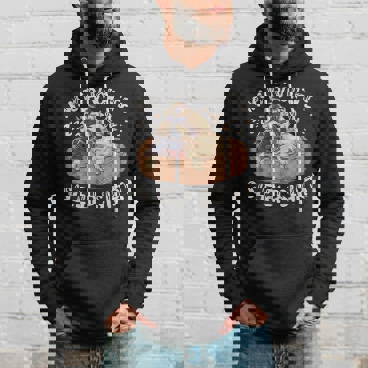 お気に入りのスリープ シャツ、パグ犬と子犬 パーカー 彼への贈り物