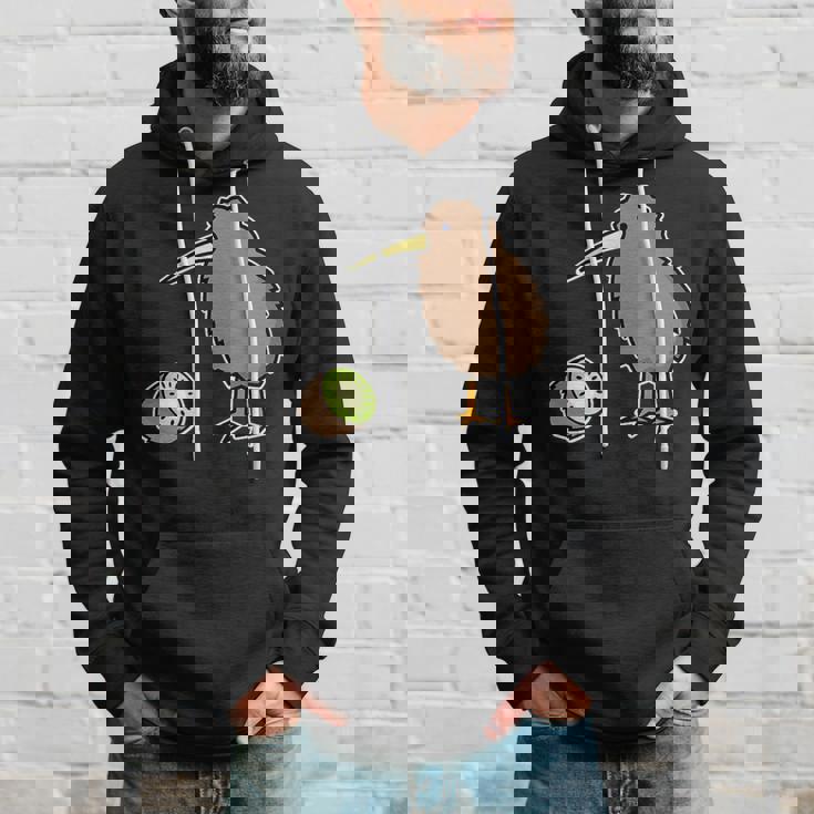 かわいいキウイの鳥と果物 ニュージーランド パーカー 彼への贈り物