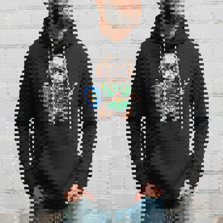 かわいいシーズー犬 レトロビデオゲームキャラクター パーカー 彼への贈り物