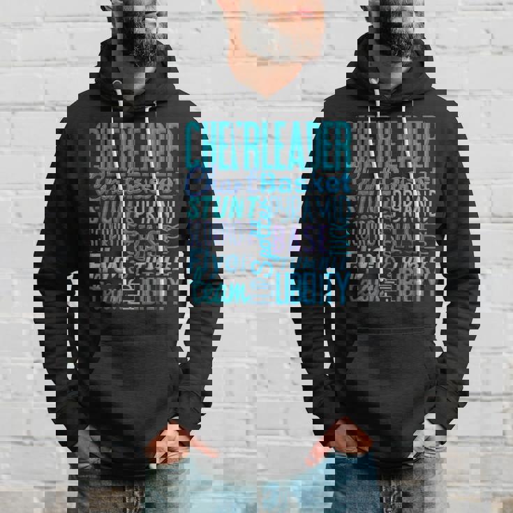 かわいいチアリーダーギフト ブルーチアムーブ チアリーディングコーチ パーカー 彼への贈り物