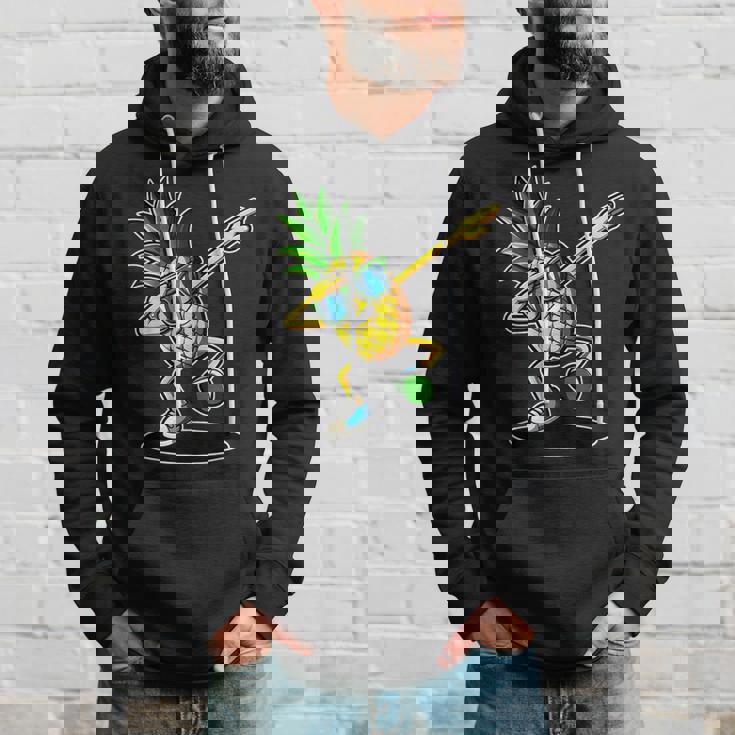 かわいいパイナップルダビングダンシングシャツ 面白いキッズプリント パーカー 彼への贈り物