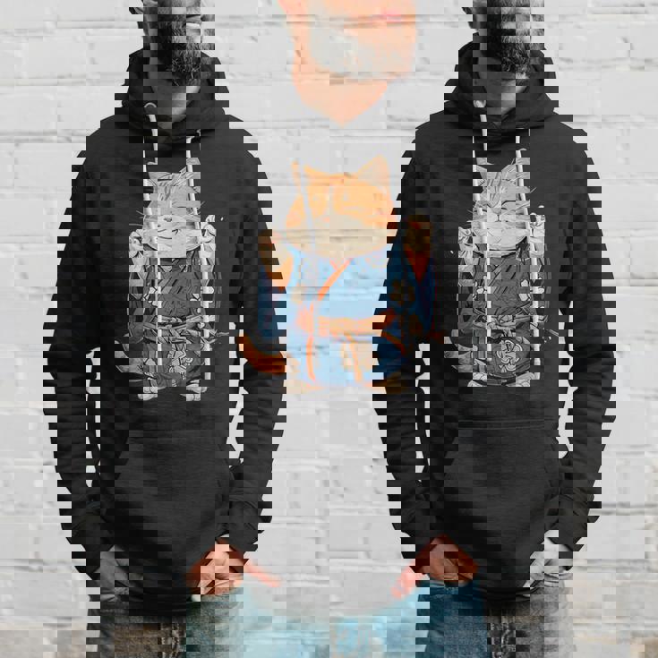 かわいいマワシ相撲帯猫ちゃんの力士 パーカー 彼への贈り物