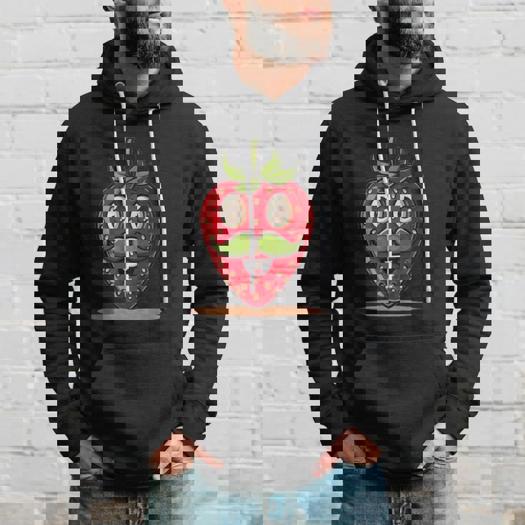 かわいい口ひげストロベリーコスチューム パーカー 彼への贈り物