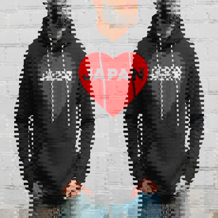 かわいい日本の国旗 ハートjapan 日本応援 ワンポイント パーカー 彼への贈り物