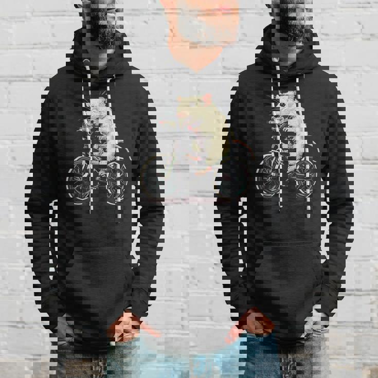 げっ歯類と白いネズミ愛好家のためのクールなサイクリングラット パーカー 彼への贈り物