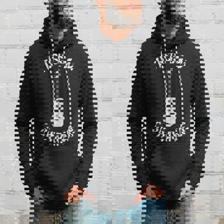 これは私のギターフェイスです ミュージシャン ギタリスト アコースティックギター パーカー 彼への贈り物