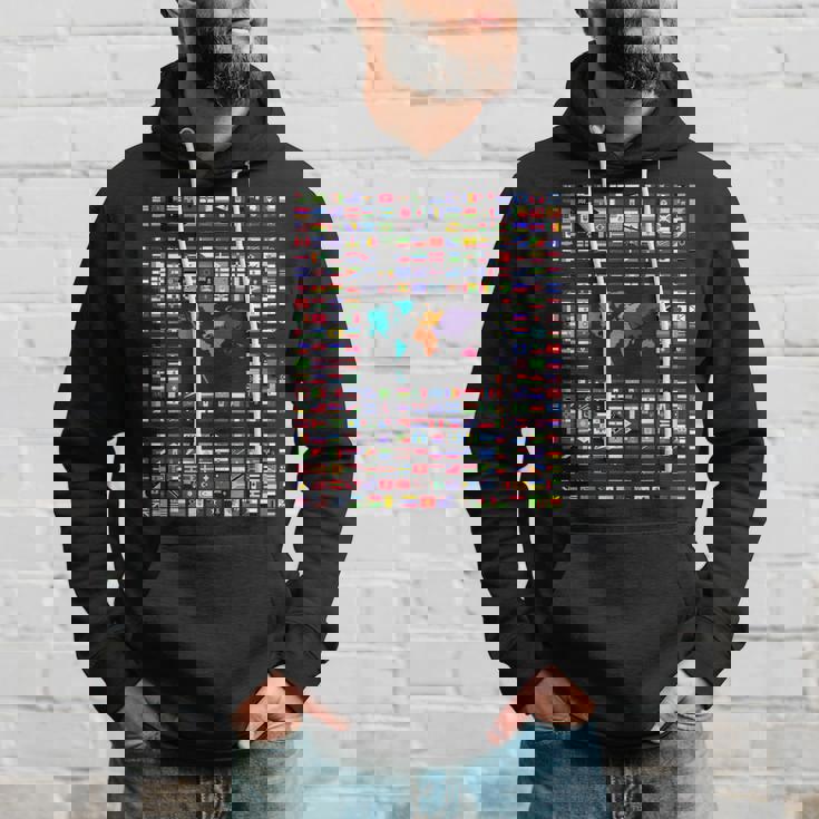 すべての国 世界の国旗 287 国旗 国際 パーカー 彼への贈り物