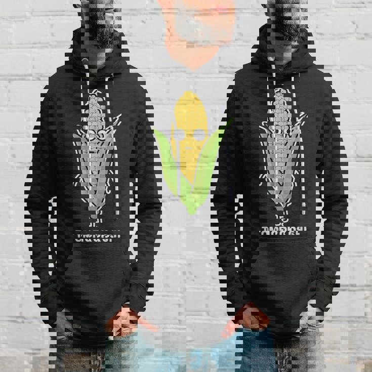 とうもろこし 顔 イラスト かわいい おもしろ 面白い 簡単 シンプル ゆるい 野菜 パーカー 彼への贈り物