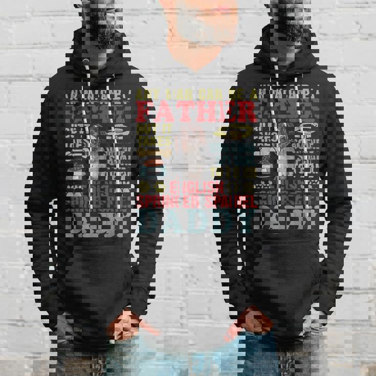 どんな男でも父親になれる！スペシャルイングリッシュ・スプリンガー・スパニエルパパ パーカー 彼への贈り物