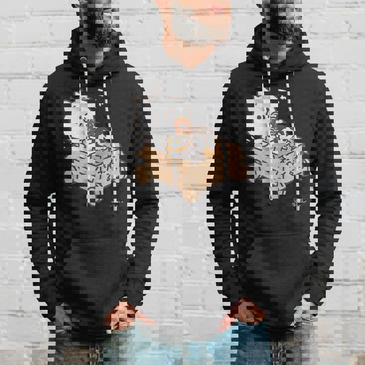 ねこぺん日和 こうきゅうなくるま ダークカラー パーカー 彼への贈り物