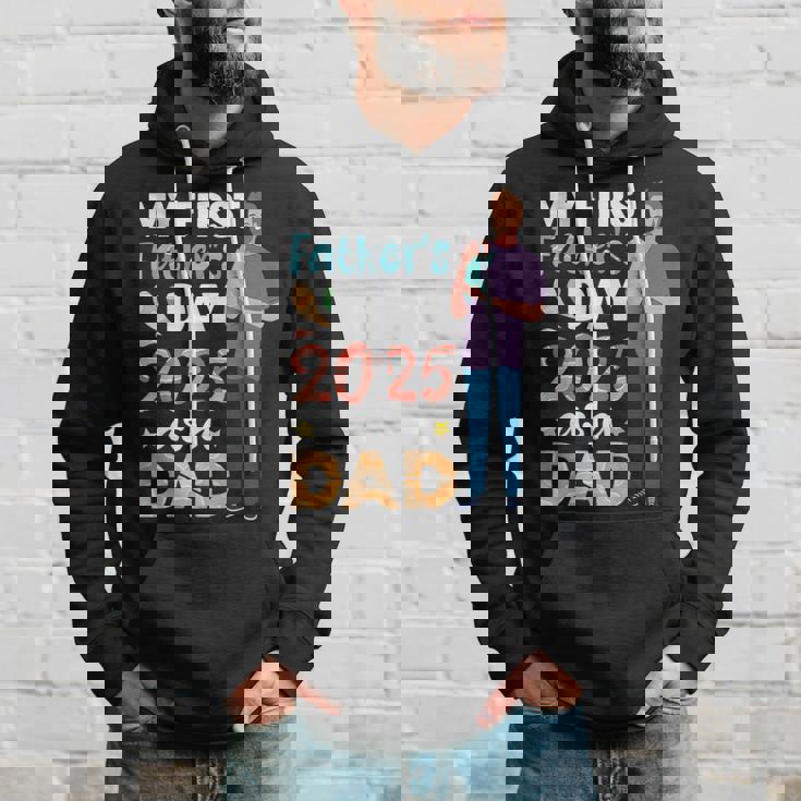 はじめての父の日2025年 赤ちゃんの誇り高きパパを持つお父さんとして パーカー 彼への贈り物