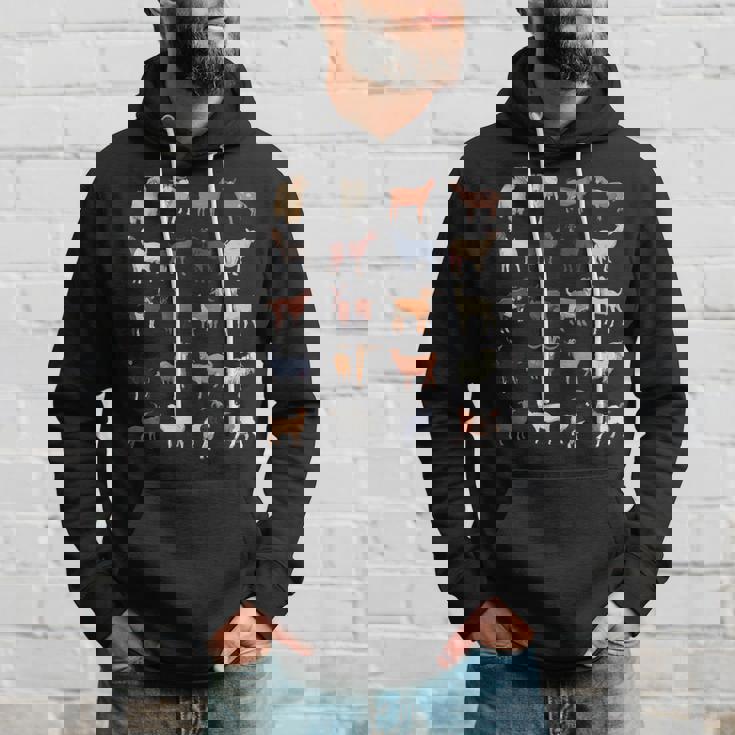 ふれあい動物園 たくさんのヤギ パーカー 彼への贈り物