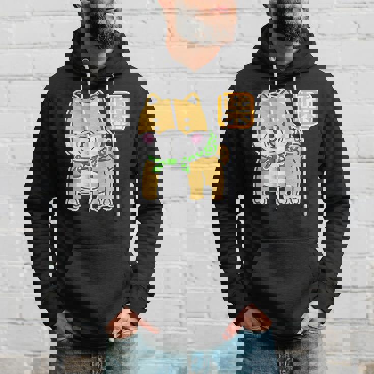 まめしばくん《唐草袋》 柴犬【どうぶつフレンズ】豆柴 ゆるくて かわいい 面白い 動物 キャラクター イラスト パーカー 彼への贈り物