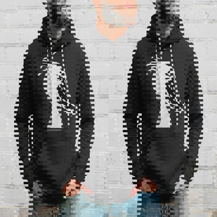 みんな大好きハシビロコウ 動かない鳥 はしび郎クラブ オリジナルデザイン イラスト おもしろ モノクロ パーカー 彼への贈り物