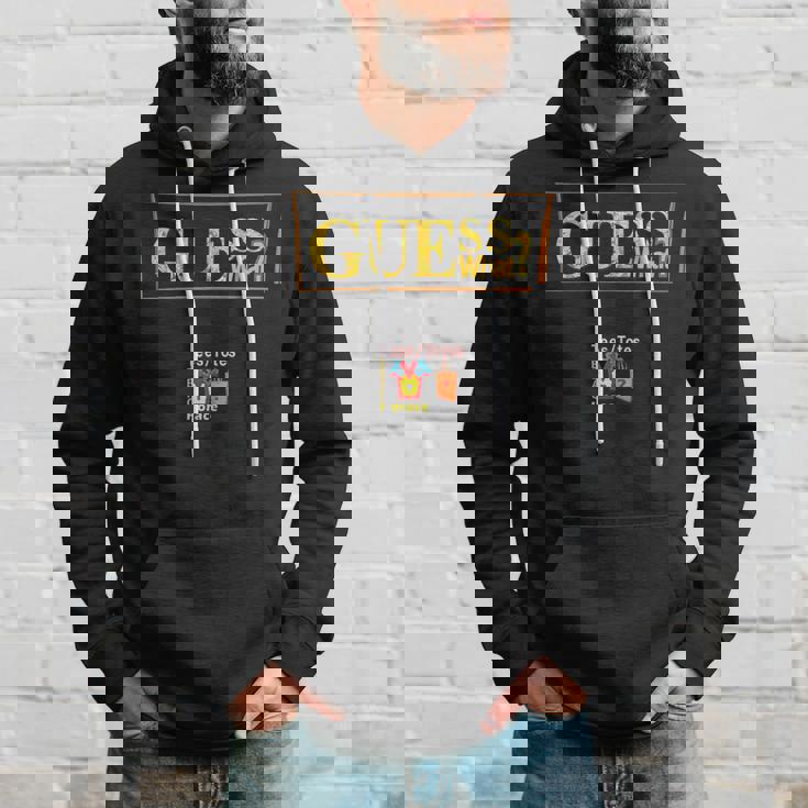 もっと見る。プラスデザイン、Guess What_、ティーセットティートップ パーカー 彼への贈り物