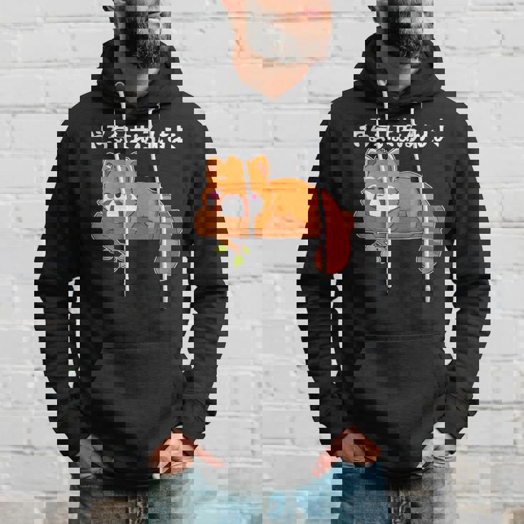 やる気はあるんすよ レッサーパンダ ジョーク かわいい 動物ギャグ好き おもしろ ネタ パーカー 彼への贈り物