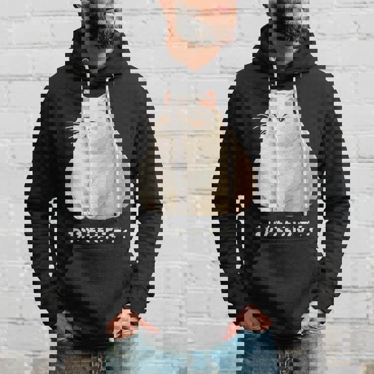 わがままボディ 猫 ねこ 白猫 太ったねこ ぽっちゃり ねこ好き かわいい おもしろ 面白い パーカー 彼への贈り物