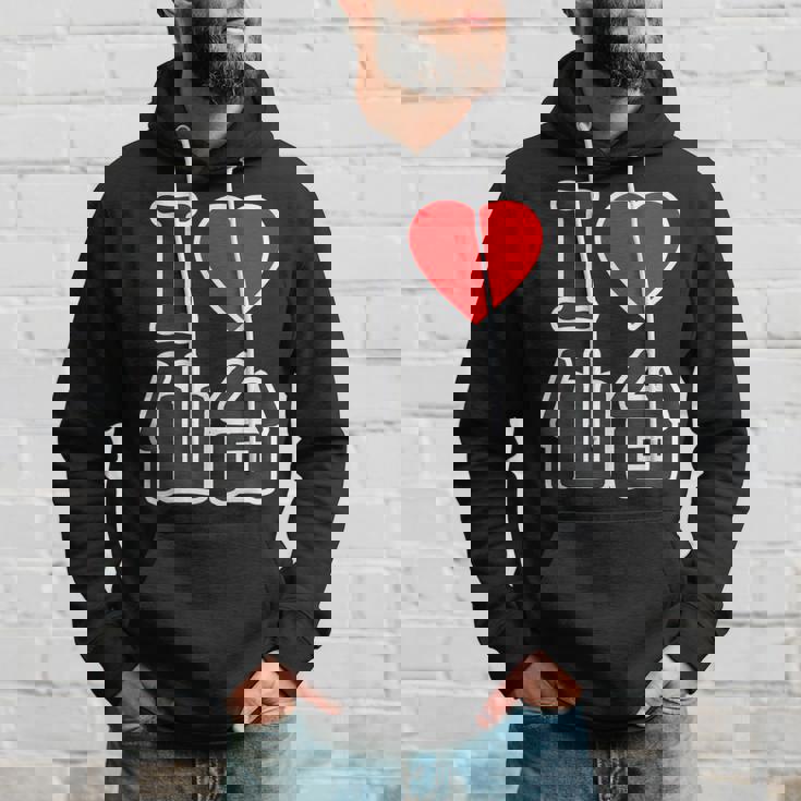 アイラブ・仙台（I Love ハート）宮城県 Big 大きな文字【47都道府県】ジモtティ 旅行お土産 面白 パーカー 彼への贈り物