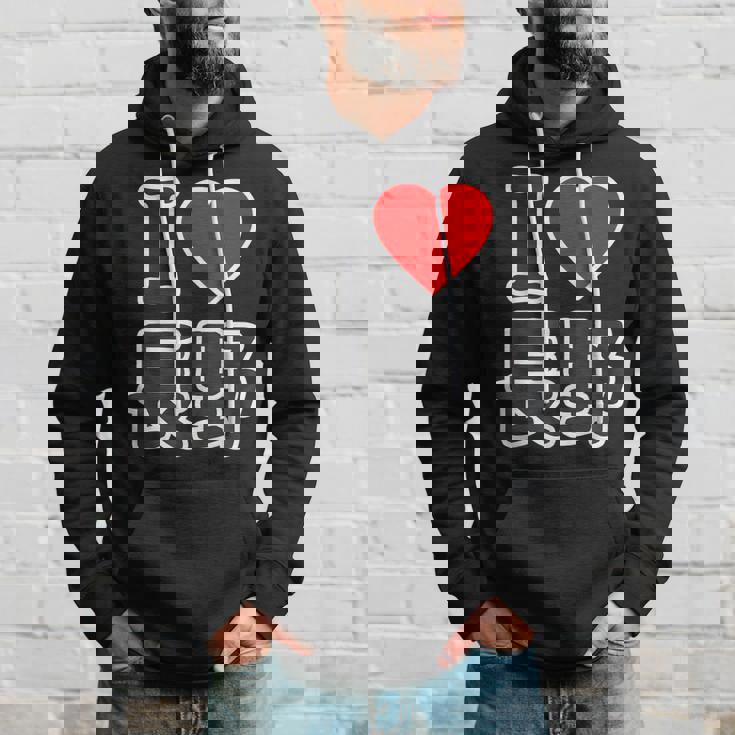 アイラブ・長野（I Love ハート）Big 大きな文字 ハート【47都道府県】ジモtティ 旅行お土産 面白 パーカー 彼への贈り物