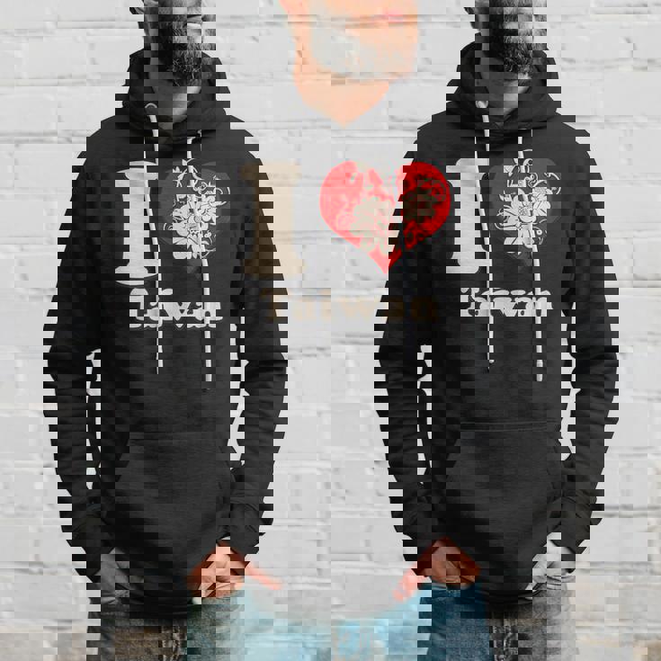 アイラブ台湾フローラル パーカー 彼への贈り物