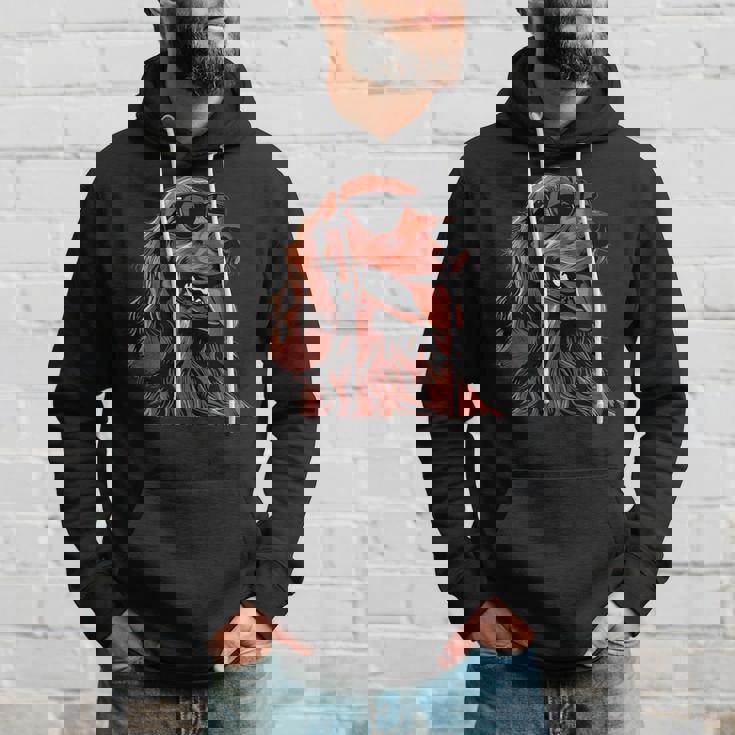 アイリッシュセッター犬種グラフィック。 パーカー 彼への贈り物