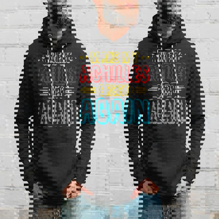 アキレス手術の回復、アキレス膝、回復手術 パーカー 彼への贈り物