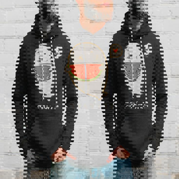 アザラシ 海豹 すいか スイカ大好き アザラシ かわいい イラスト アザラシ好き スイカ イラスト 手書き パーカー 彼への贈り物